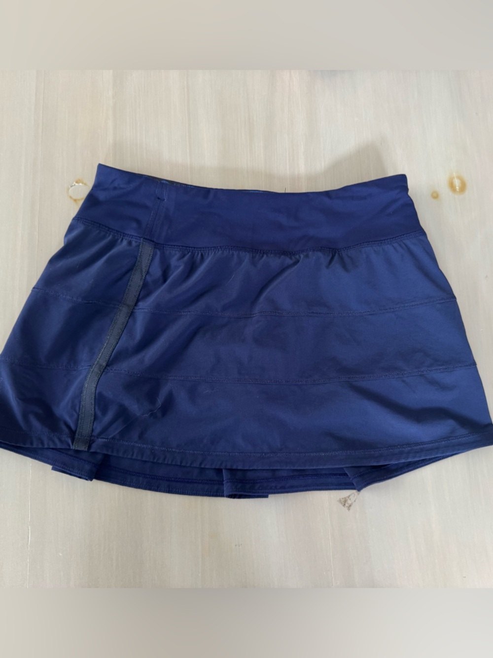 lululemon athletica Navy Blue Shorts with Royal Blue Floral Lining